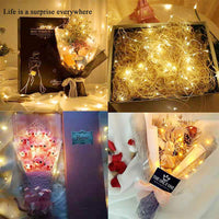 1 x RAW Customer Returns ZNYCYE Fairy Lights - 3 Pack 50 LED Battery Lights with Timer 8.2ft , 7 Modes Christmas Decorations Gifts String Lights Waterproof Fairy Lights Battery Operated for Bedroom,DIY Wedding, Party - RRP £8.99