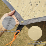 1 x RAW Customer Returns 5m X 5m Large Camping Tarps Waterproof Hammock Rain Fly Multipurpose Hexagon Tarpaulin Shelter Tent Groundsheet Outdoor Tarp Awning Canopy Without Pole  - RRP £54.5