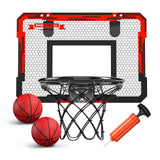 1 x Brand New TEMI Indoor Basketball Hoop for Kids, Door Room Basketball Hoop,Mini Basketball Hoop with 2 Balls, Basketball Toys for 3 4 5 6 7 8 9 10 11 12 - RRP £25.99