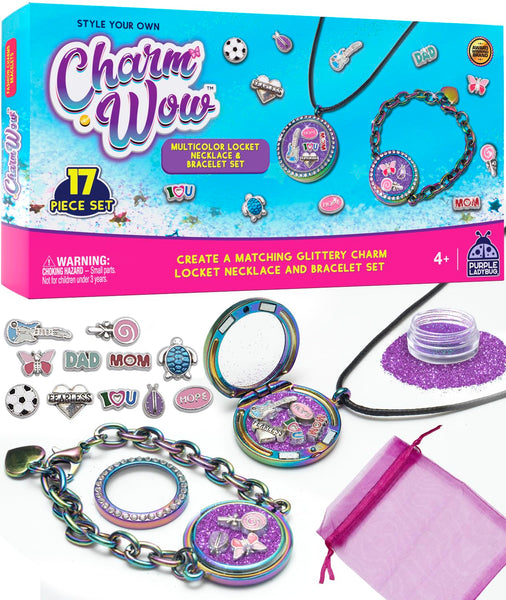 2 x Brand New CharmWow Jewellery Making Kit for Girls with Lockets Min ...