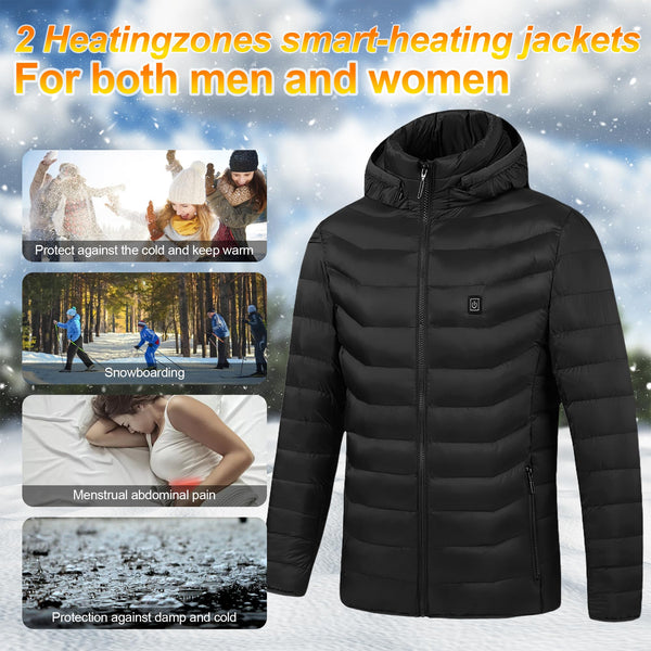 1 x Brand New JC Gens Men s Heated Jacket Electric Heated Jacket with 3 ...