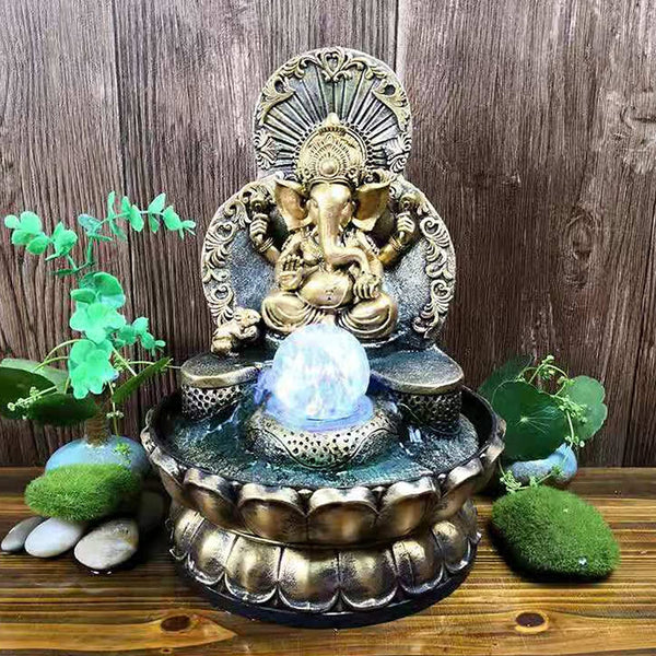 1 x Brand New Buddha Statue Tabletop Fountain, Zen Fountain for Home ...