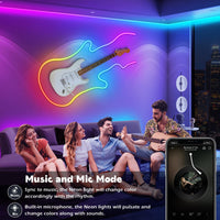 1 x RAW Customer Returns AILBTON 6m Led Neon Rope Lights,Flexible Led Rope Lights,Control with App Remote,Multiple Modes,IP65 Outdoor RGB Neon Lights Waterproof,Music Sync Gaming Led Neon Strip Lights for Bedroom Indoor - RRP £39.99