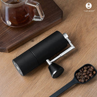 1 x RAW Customer Returns TIMEMORE Chestnut C3 PRO Manual Coffee Grinder, Stainless Steel Conical Burr Coffee Grinder, Hand Coffee Grinder with Foldable Handle and Adjustable Setting, for Espresso to French Press - Black - RRP £89.0