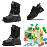 Brand New Job Lot Pallet - Snow Boots, Safety Trainers, Kids Toys -  81 Items - RRP £1212.9