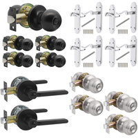 RAW Customer Returns Job Lot Pallet - Probrico Door Knobs & Handles - 218 Items - RRP £4643.16