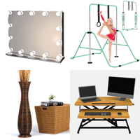 RAW Customer Returns Job Lot Pallet - Makeup Mirror with Bright LED Lights, Large Floor Vase & more - 22 Items - RRP £1117.14