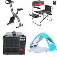 RAW Customer Returns Job Lot Pallet - ATIVAFIT Exercise Bike, 110V Step Up Step Down Voltage Transformer Converter & more - 82 Items - RRP £2856.41