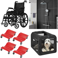 RAW Customer Returns Job Lot Pallet - Lightweight Folding Wheelchair, Car Dolly 4 Pack, Thermostatic Shower Mixer & more - 36 Items - RRP £2407.67