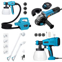 RAW Customer Returns Job Lot Pallet - Paint Sprayers, Spin Scrubber, Angle Grinders & Hot Glue Gun - 24 Items - RRP £1249.34