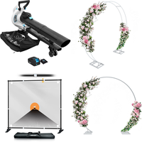 RAW Customer Returns Job Lot Pallet - Home, Garden & Photography+ - swift 3 in 1 Cordless Leaf Blower, Backdrop Stand Kit for Photography + - 23 Items - RRP €1201.99