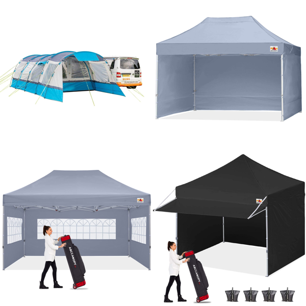 RAW Customer Returns Job Lot Pallet - Gazebos, Awnings, Wheelchair Ramp & Mattresses -  10 Items - RRP £2535.81