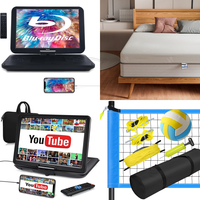 RAW Customer Returns Job Lot Pallet - Portable DVD Player, Memory Foam Mattress, Volleyball Net, Dog Kennel, LED Aquarium Light - 15 Items - RRP £1111.88