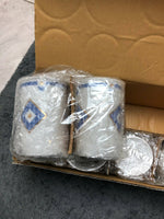 Brand New Job Lot Pallet of China Cups with Diamond Designs - 500 Units - RRP £4995