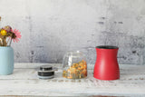 Brand New Job Lot 4 x 3PC Kitchen Canisters/Storage Jars (Red) RRP £131.96.