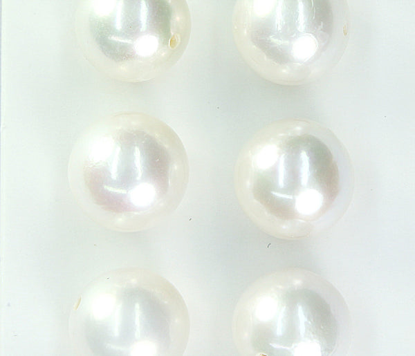 37 x Brand New White with light creamy/pinky overtone 9.5-10mm cultured freshwater pearl round pairs - RRP £2886, Reserve £459