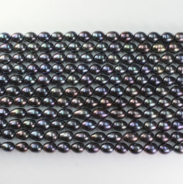 19 x Brand New Peacock Cultured Freshwater Pearl Loose strings 9 to 10mm size - RRP £2204 Reserve £696.75
