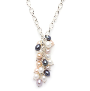 37 x Brand New Mixed colour cultured freshwater pearl pendant necklace - RRP £1480 - RESERVE - £378