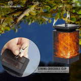 16 X Brand New Boxes Decorative Solar Garden Lamp, Outdoor LED Flickering Flame Effect Lantern for Balcony, Table Gazebo, Pergola, Pack of 2 Rechargeable Hanging Lanterns - RRP £479.84
