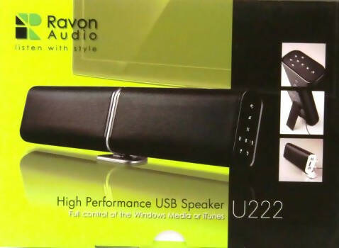 8 X Brand New Ravon U222 Audio Listen With Style High Performance USB Soundbar / Speaker Last Ones In Stock - RRP £399.92